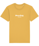 The Roho Rafiki® Boundless t-shirt (Unisex) is a tubular t-shirt made from 100% organic cotton and offers a relaxed and contemporary fit. Boundless wording with Roho Rafiki's hashtag. Spectra Yellow. #RafikiSoul