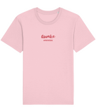 The Roho Rafiki® Awake t-shirt (Unisex) is a tubular t-shirt made from 100% organic cotton and offers a relaxed and contemporary fit. Cotton Pink. #RafikiSoul