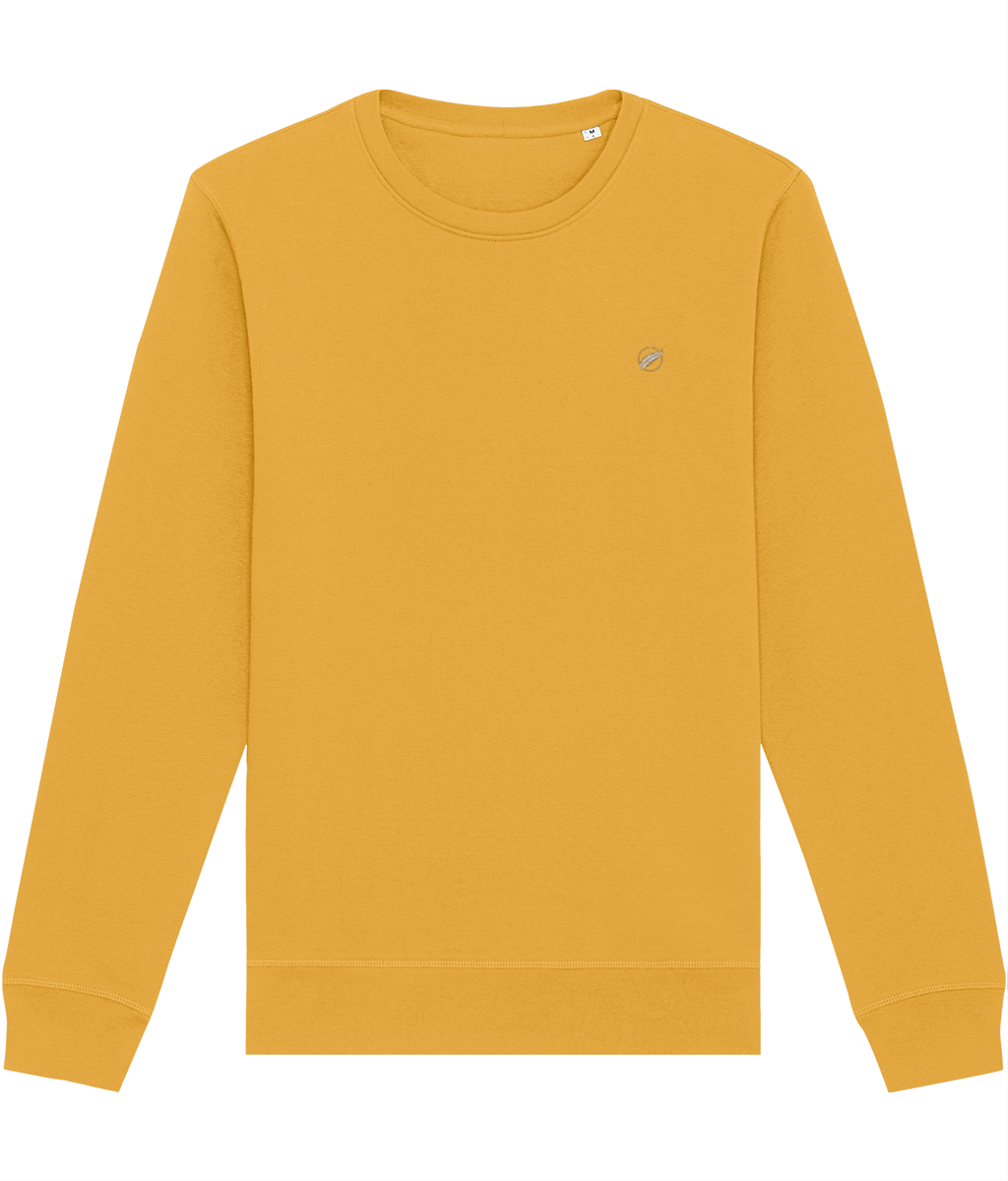 The high quality Roho Rafiki® embroidered mid-light unisex cotton crewneck sweatshirt is a comfortable, easy-to-wear brushed fabric that can be worn as smart casual. Various colour are available. Nispero.