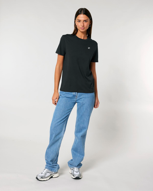 The Roho Rafiki® embroidered icon t-shirt (Unisex) is made from 100% organic cotton and offers a relaxed and contemporary fit. This quality lightweight t-shirt is soft to wear and comes in a great variety of colours. Black.