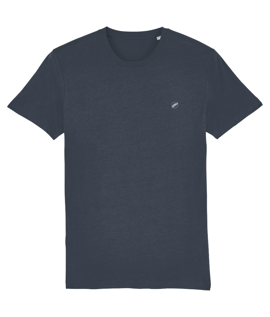 The Roho Rafiki® embroidered icon t-shirt (Unisex) is made from 100% organic cotton and offers a relaxed and contemporary fit. This quality lightweight t-shirt is soft to wear and comes in a great variety of colours. India Ink Grey.