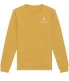 Roho Rafiki® icon crewneck sweatshirt in a comfortable, easy-to-wear brushed fabric. Featuring set-in sleeve, 1x1 rib at neck collar, sleeve hem and bottom hem, inside herringbone back neck tape. Spectra Yellow. #RafikiSoul
