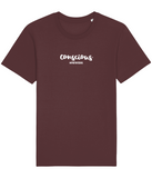The Roho Rafiki® Conscious t-shirt (Unisex) is a tubular t-shirt made from 100% organic cotton and offers a relaxed and contemporary fit. Conscious wording with Roho Rafiki's hashtag. Burgundy. #RafikiSoul