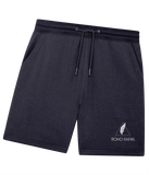 Our Roho Rafiki® icon shorts (Unisex) are terry shorts and a unisex fit. Available in all the seasonal colours to bring a freshness and fully on-trend look to your wardrobe. Suitable as loungewear or gym wear. Navy Blue. #RafikiSoul