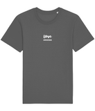 The Roho Rafiki® Love t-shirt (Unisex) is a tubular t-shirt made from 100% organic cotton and offers a relaxed and contemporary fit. Love wording with Roho Rafiki®'s hashtag. Anthracite. #RafikiSoul