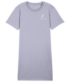 The Roho Rafiki® icon tee-dress, women's, is crafted from premium 100% organic cotton and gives a hand soft feel. Lavender. #RafikiSoul