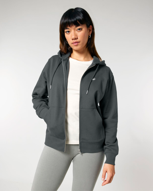 The Roho Rafiki® embroidered icon zip hoodie (Unisex) is made with 100% organic cotton and comes in a variety of colours. Weight: 350 gsm. The premium quality hoodie comes in a variety of colours. #RafikiSoul