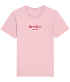 The Roho Rafiki® Breathe t-shirt (Unisex) is a tubular t-shirt made from 100% organic cotton and offers a relaxed and contemporary fit. Breathe wording with Roho Rafiki's hashtag. Cotton Pink. #RafikiSoul