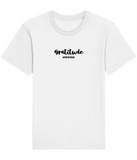 The Roho Rafiki® Gratitude t-shirt (Unisex) is a tubular t-shirt made from 100% organic cotton and offers a relaxed and contemporary fit. Awake wording with Roho Rafiki's hashtag. White. #RafikiSoul