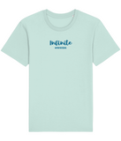 The Roho Rafiki® Infinite t-shirt (Unisex) is a tubular t-shirt made from 100% organic cotton and offers a relaxed and contemporary fit. Caribbean Blue. #RafikiSoul