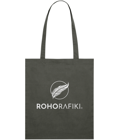 The Roho Rafiki® lightweight tote bag is made with 100% organic cotton.
This reusable and stylish cotton, classic tote bag is a practical purchase for carrying fitness/hobbies or kit, shopping essentials, food or books. A useful purchase for any conscious consumer. Khaki.