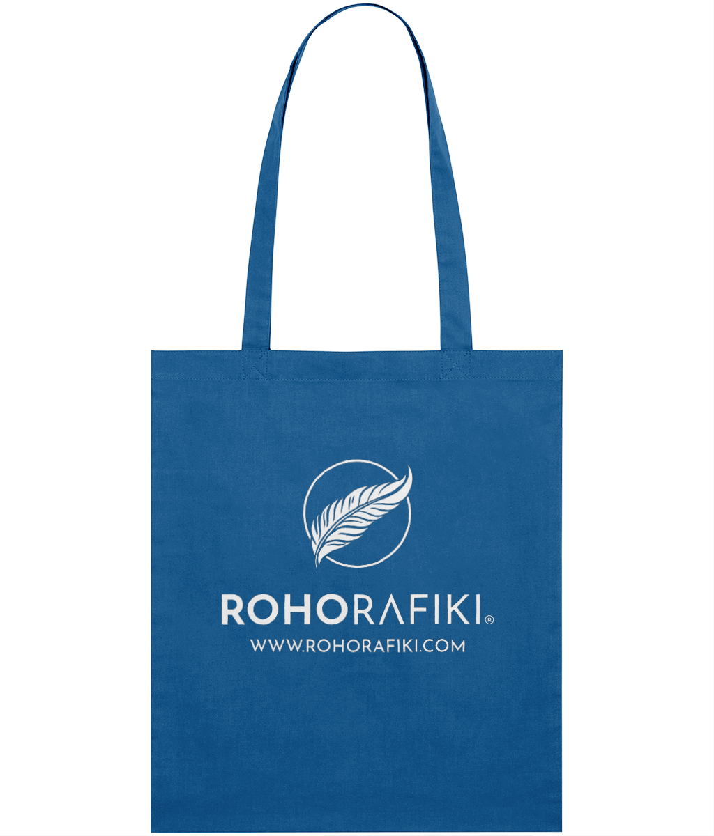 Our Roho Rafiki® lightweight tote bag is made with 100% organic cotton. This stylish cotton classic tote bag is for any conscious consumer. A practical purchase for carrying fitness/hobbies kit, shopping essentials, food or books, and a useful addition to any household. A variety of colours available. #RafikiSoul 