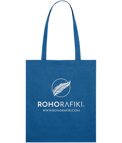 Our Roho Rafiki® lightweight tote bag is made with 100% organic cotton. This stylish cotton classic tote bag is for any conscious consumer. A practical purchase for carrying fitness/hobbies kit, shopping essentials, food or books, and a useful addition to any household. A variety of colours available. #RafikiSoul 