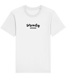 The Roho Rafiki® Serenity t-shirt (Unisex) is a tubular t-shirt made from 100% organic cotton and offers a relaxed and contemporary fit. Serenity wording with Roho Rafiki's hashtag. White. #RafikiSoul