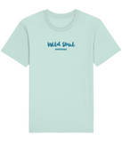 The Roho Rafiki® Wild Soul t-shirt (Unisex) is a tubular t-shirt made from 100% organic cotton and offers a relaxed and contemporary fit. Awake wording with Roho Rafiki®'s hashtag. Caribbean Blue. #RafikiSoul