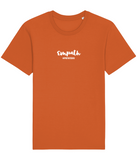 The Roho Rafiki® Empath t-shirt (Unisex) is a tubular t-shirt made from 100% organic cotton and offers a relaxed and contemporary fit. Bright Orange. #RafikiSoul
