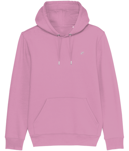 The ROHO RAFIKI® premium quality embroidered unisex hoodie is a core product, Vegan and made with 100% organic cotton. It is cosy, durable and can be worn when you want protection against the cold or the elements. A superb choice. It is available in a variety of colours. Bubble pink.