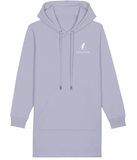 Our Roho Rafiki® icon long hoodie with kangaroo-pocket front in a comfortable fabric, featuring stylish round drawcords in matching body colour with metal tipping. Perfect for everyday use. 85% Organic ringspun combed cotton, 15% Recycled Polyester. Lavender. RafikiSoul