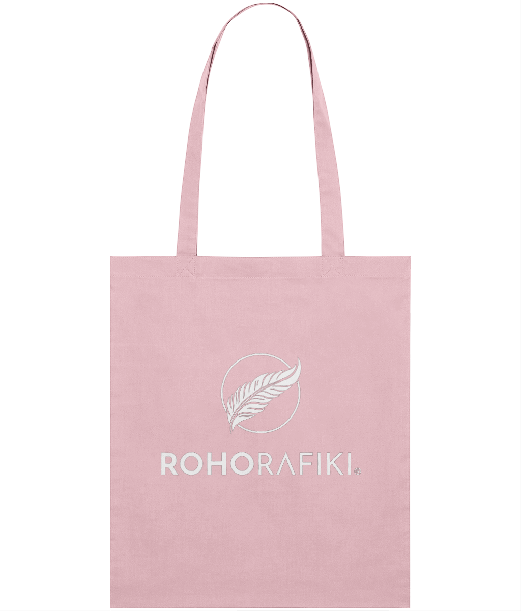 The Roho Rafiki® lightweight tote bag is made with 100% organic cotton.
This reusable and stylish cotton, classic tote bag is a practical purchase for carrying fitness/hobbies or kit, shopping essentials, food or books. A useful purchase for any conscious consumer. Cotton pink.