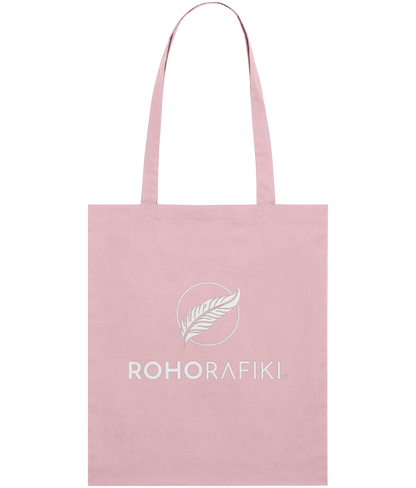 The Roho Rafiki® lightweight tote bag is made with 100% organic cotton.
This reusable and stylish cotton, classic tote bag is a practical purchase for carrying fitness/hobbies or kit, shopping essentials, food or books. A useful purchase for any conscious consumer. Cotton pink.