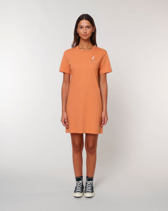 The Roho Rafiki® icon tee-dress, women's, is crafted from premium 100% organic cotton and gives a hand soft feel. Volcano Stone. #RafikiSoul