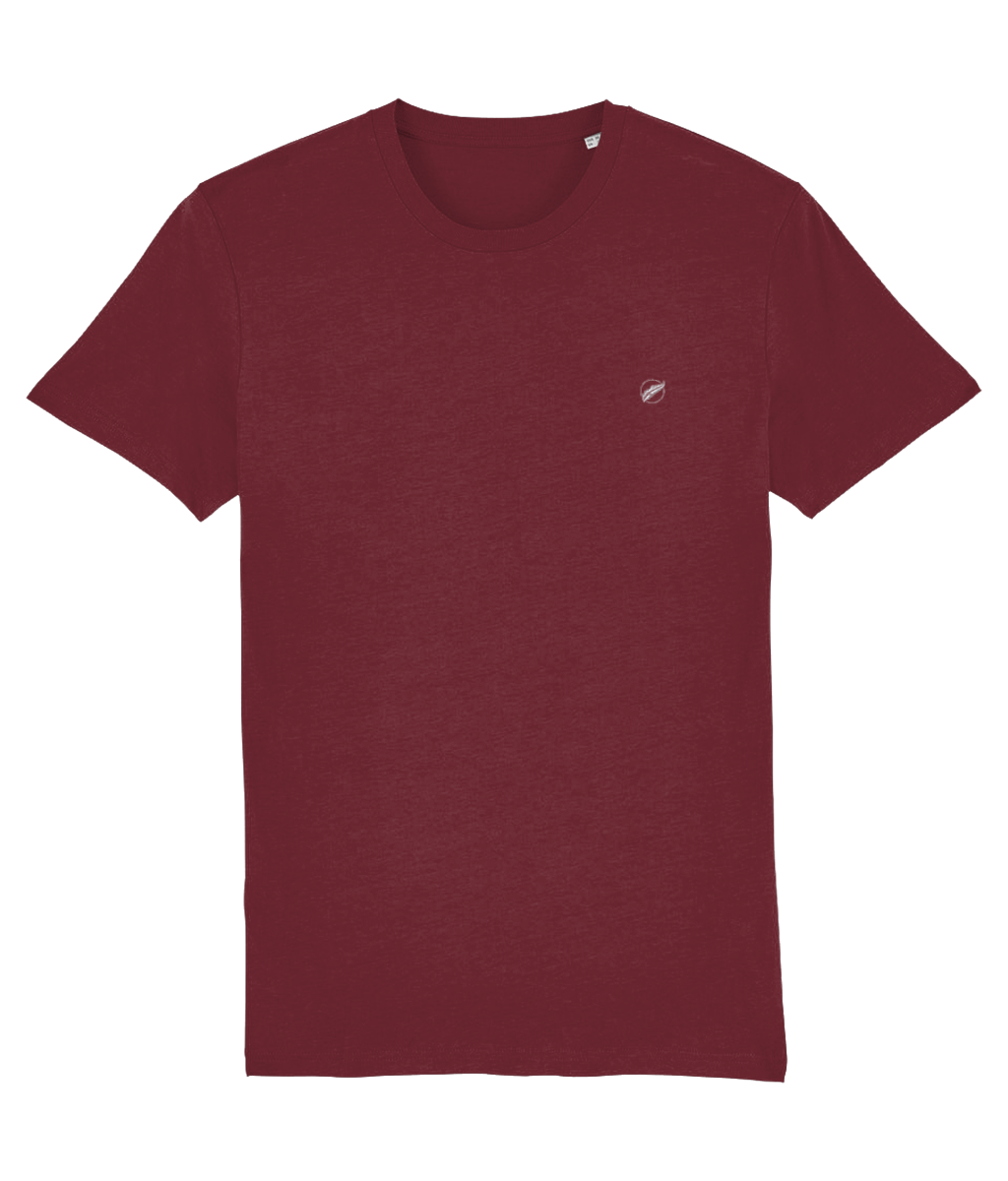The Roho Rafiki® embroidered icon t-shirt (Unisex) is made from 100% organic cotton and offers a relaxed and contemporary fit. This quality lightweight t-shirt is soft to wear and comes in a great variety of colours. Burgundy.