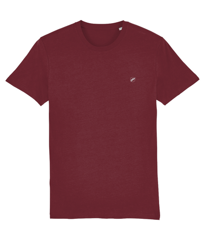 The Roho Rafiki® embroidered icon t-shirt (Unisex) is made from 100% organic cotton and offers a relaxed and contemporary fit. This quality lightweight t-shirt is soft to wear and comes in a great variety of colours. Burgundy.