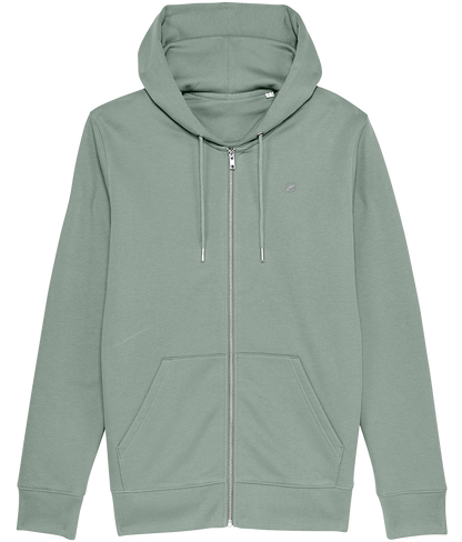 The Roho Rafiki® embroidered ZIP HOODIE (Unisex) is a premium quality unisex, vegan, embroidered garment made with 100% organic cotton and comes in a variety of colours. A versatile and quality choice. Aloe.